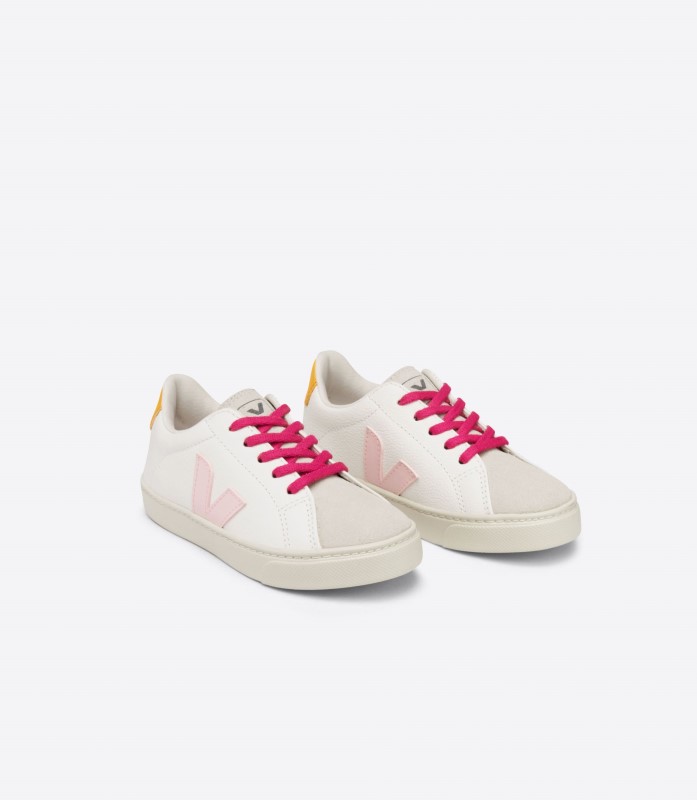 Laces Chromefree Leather White Petale Ouro Special Veja Australia
