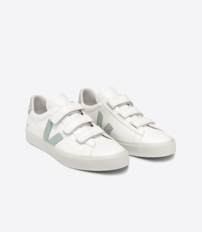 Perfect Chromefree Leather White Matcha Veja Australia