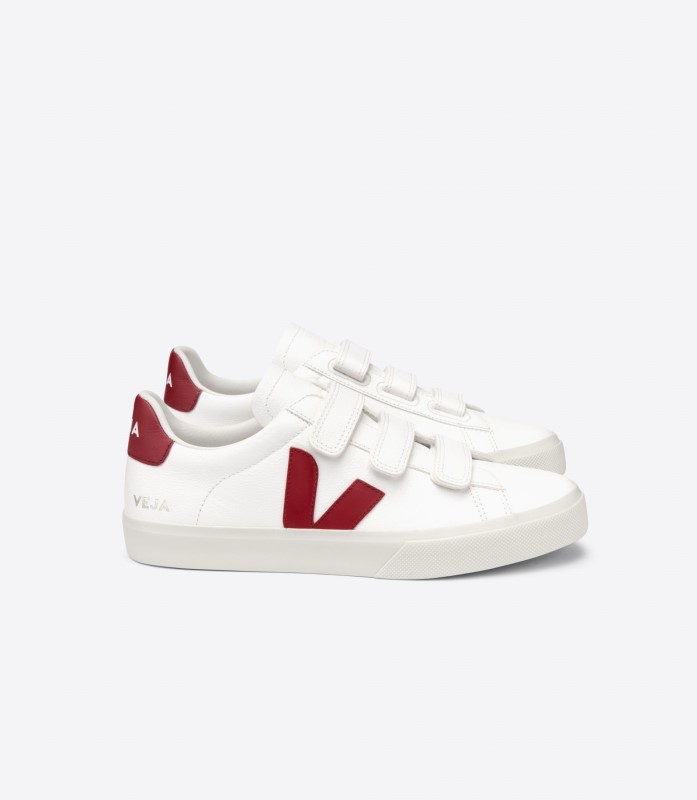 Perfect Veja Chromefree Leather White Marsala Australia