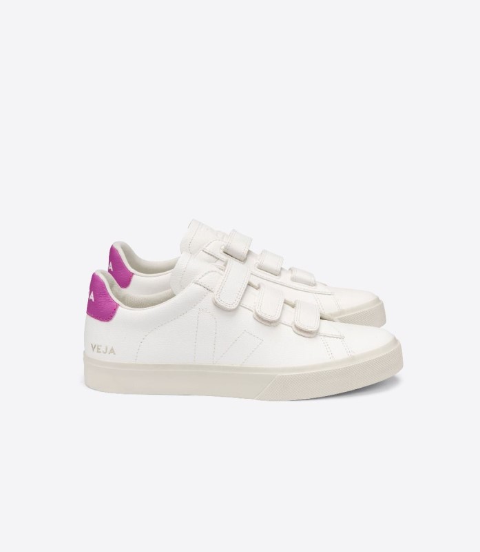 Collection Chromefree Leather White Ultraviolet Veja Australia