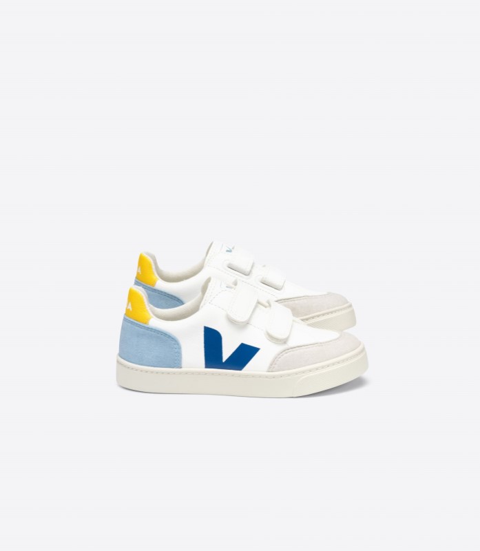 Veja Chromefree Leather White Multico Australia