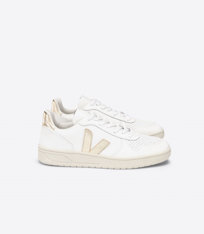 Leather White Platine Veja Original Australia