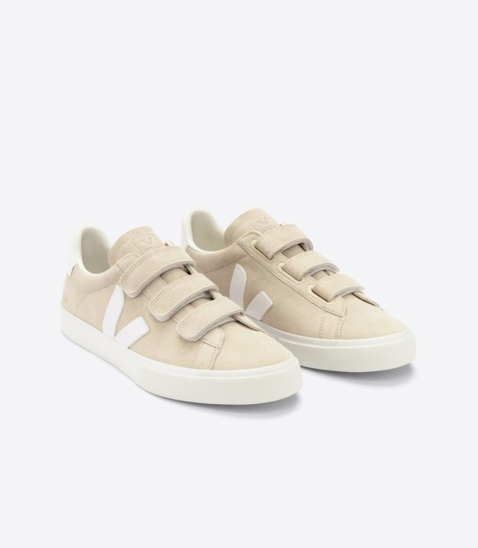 Chromefree Leather Almond White Perfect Veja Australia