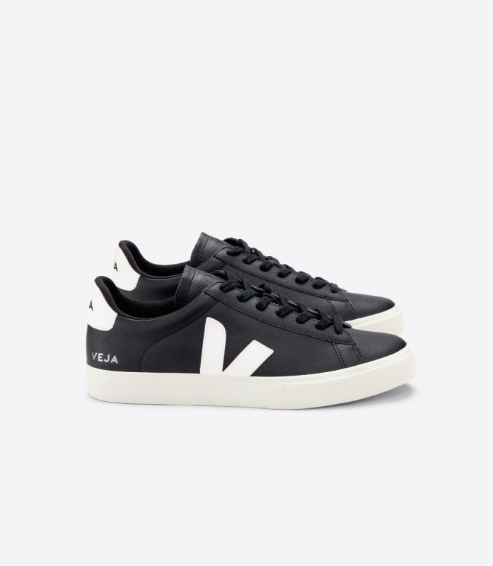 Chromefree Leather Black White Veja Australia
