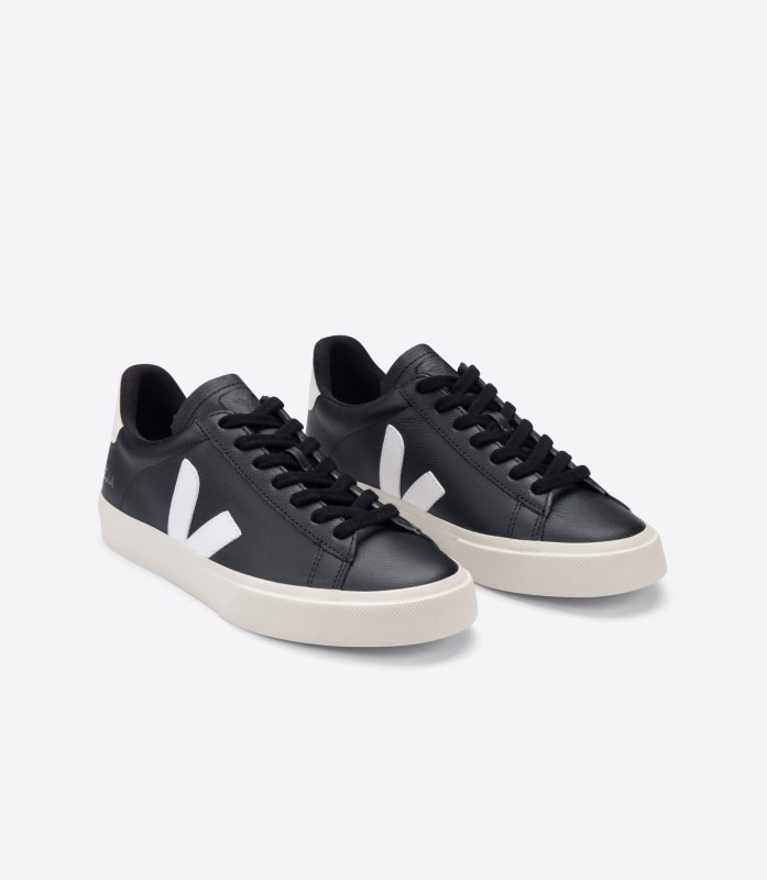 Chromefree Leather Black White Veja Australia