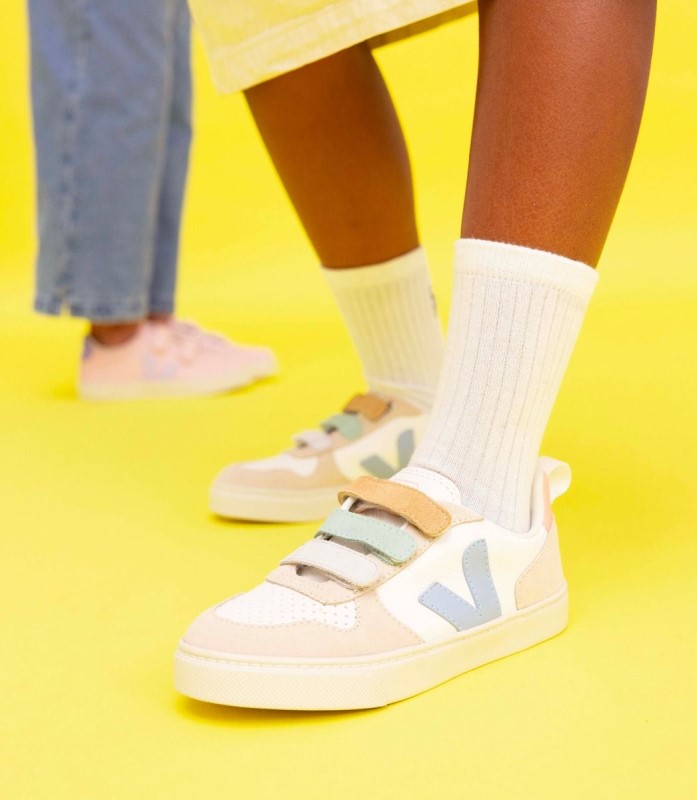Collection Veja Chromefree Leather Multico White Blue Australia
