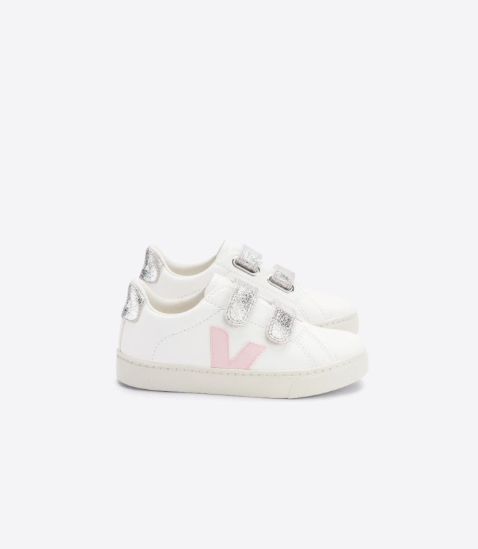 Series Veja Chromefree Leather White Petale Silver Australia