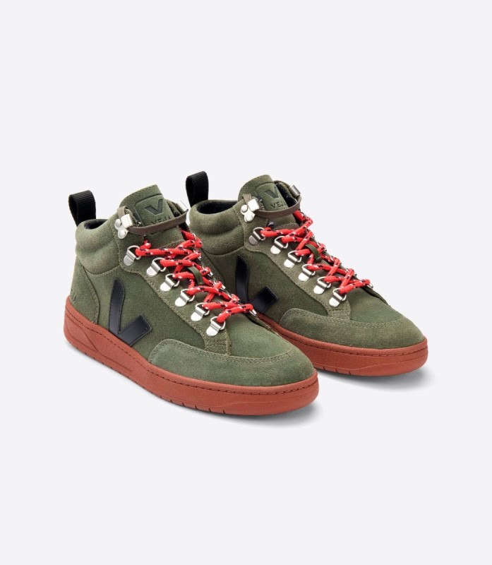 Special Veja Suede Olive Black Rust Sole Australia