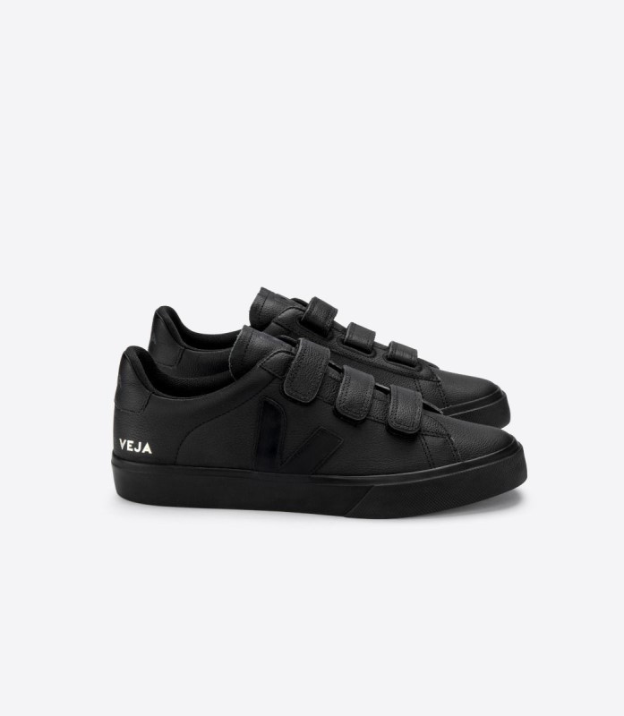 Veja Chromefree Leather Full Black Premium Australia