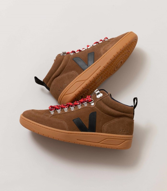 Veja Perfect Suede Brown Black Natural Sole Australia