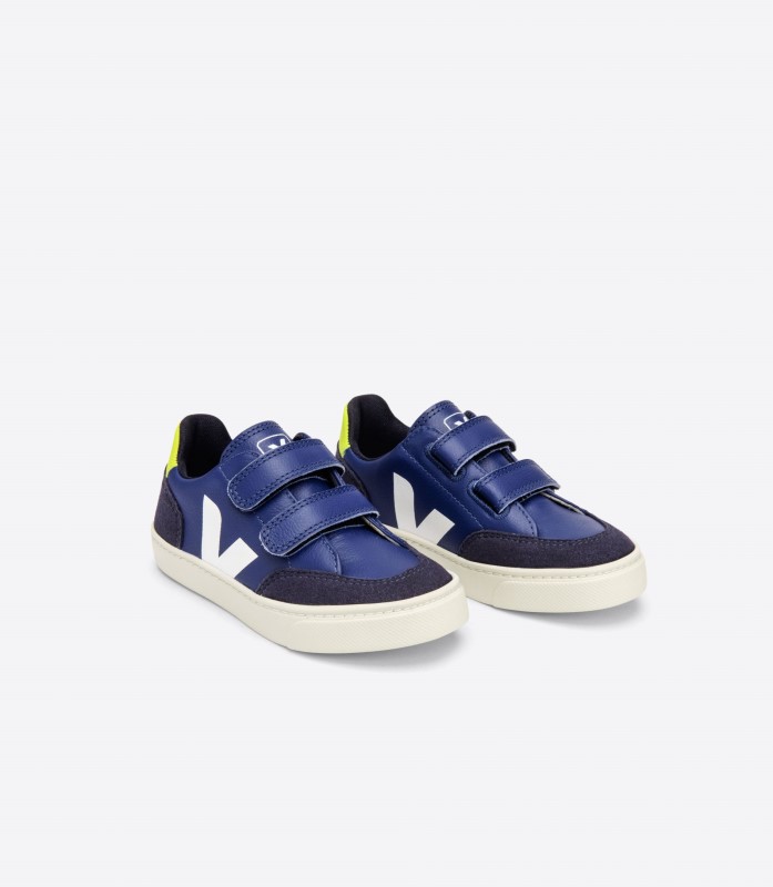 Premium Veja Chromefree Leather Cobalt White Jaune Fluo Australia
