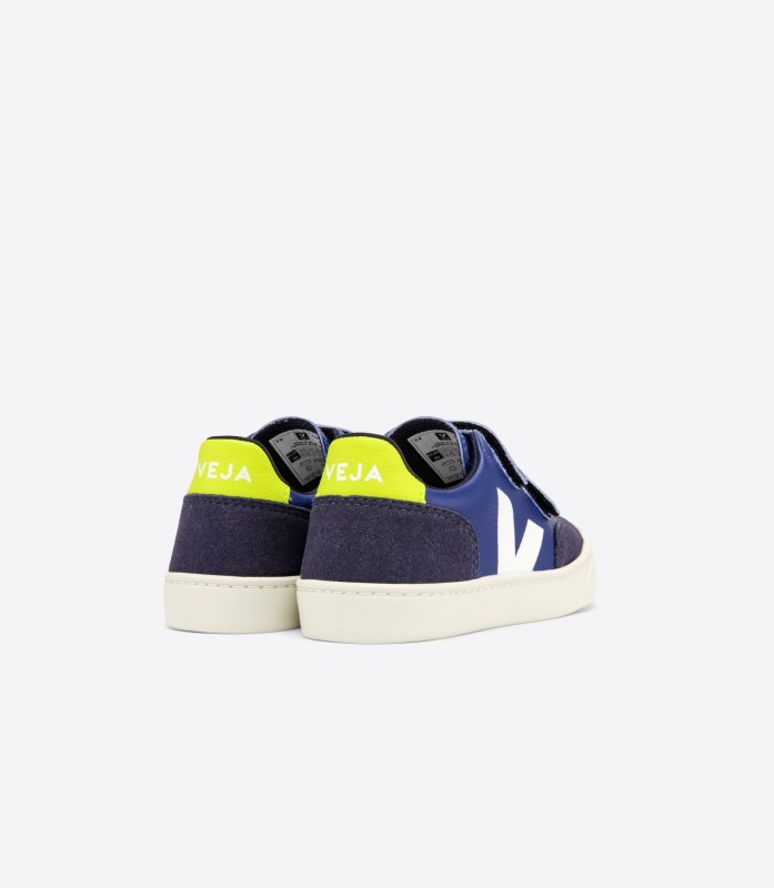 Premium Veja Chromefree Leather Cobalt White Jaune Fluo Australia