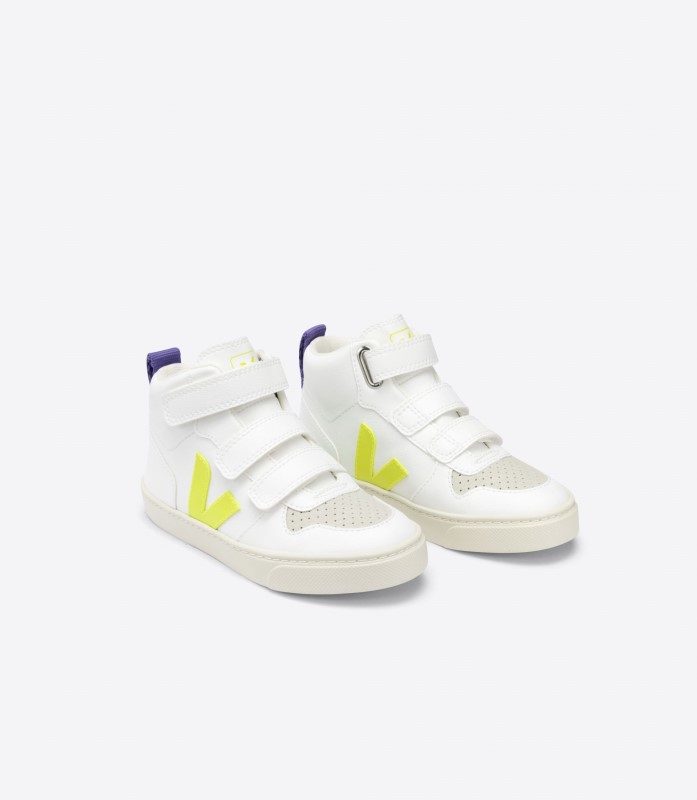 Series Mid Cwl White Jaune Fluo Purple Veja Australia