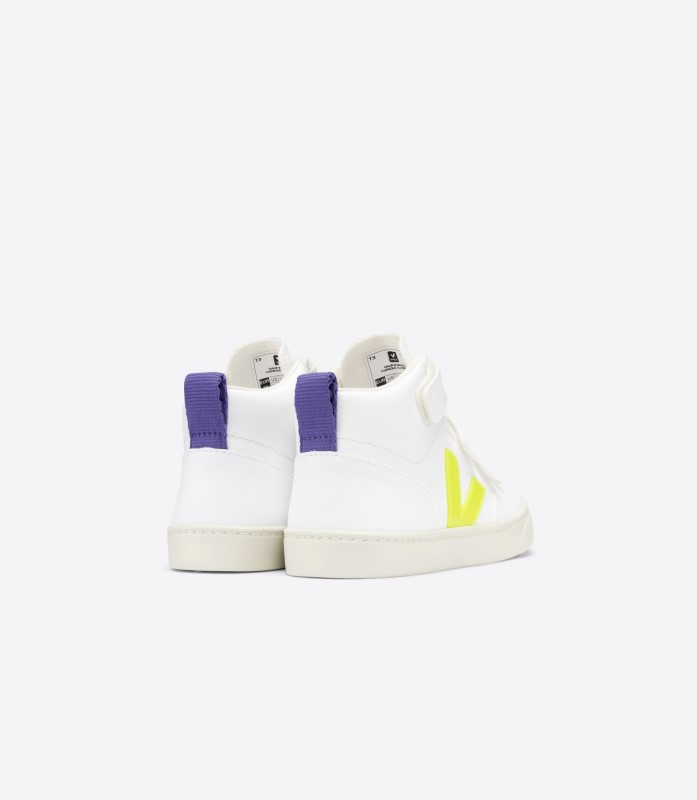 Series Mid Cwl White Jaune Fluo Purple Veja Australia