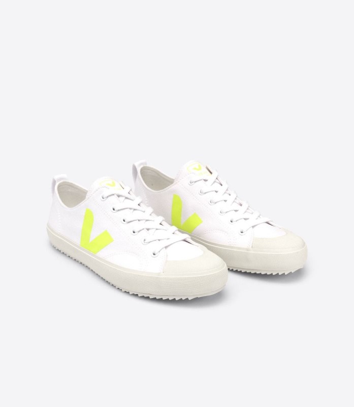 Canvas White Jaune Fluo Veja Series Australia