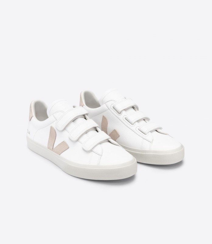 Chromefree Leather White Sable Veja Original Australia