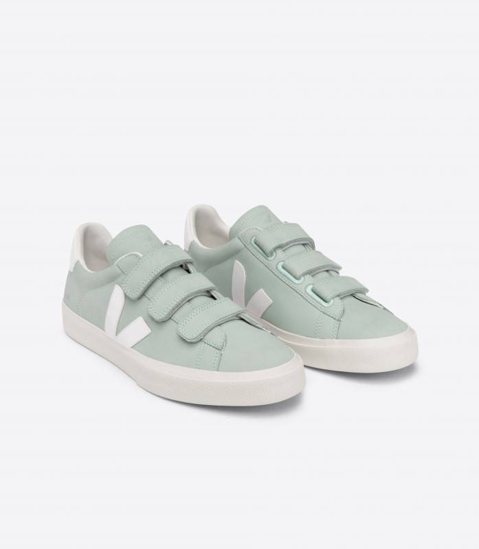 Nubuck Matcha White Series Veja Australia