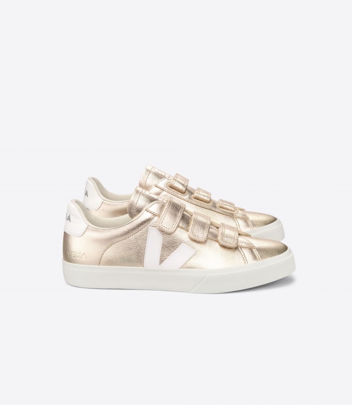 Premium Chromefree Leather Platine White Veja Australia