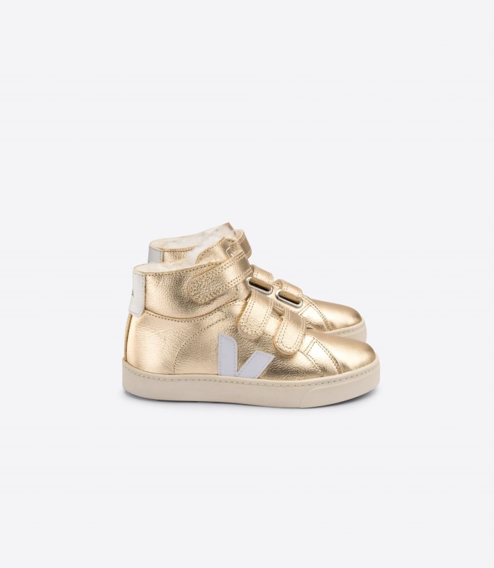 Mid Fured Leather Platine White Veja Perfect Australia