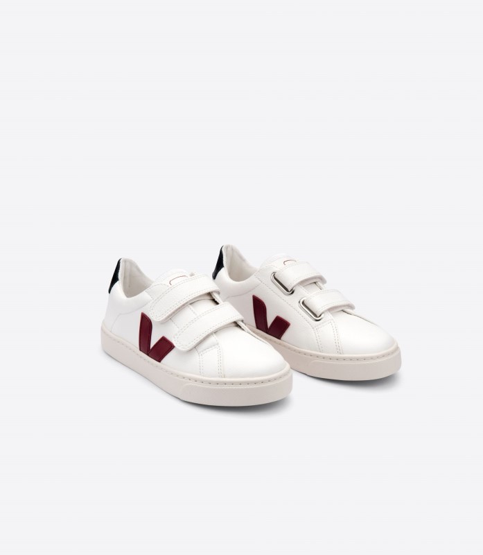 Chromefree Leather White Marsala Black Series Veja Australia