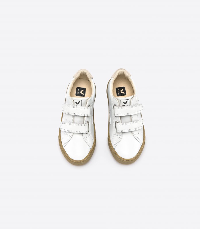 Strappi Leather White Natural Sole Veja Original Australia