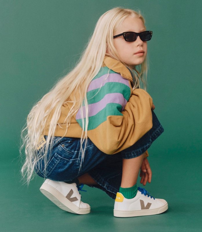Veja Original Laces Chromefree Leather White Moonrock Tonic Australia