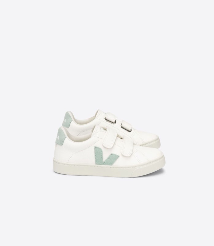 Premium Chromefree Leather White Matcha Veja Australia
