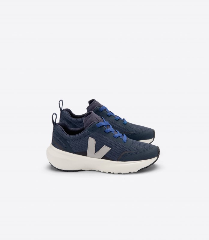 Perfect Veja Elastic Laces Alveomesh Nautico Oxford Grey Australia