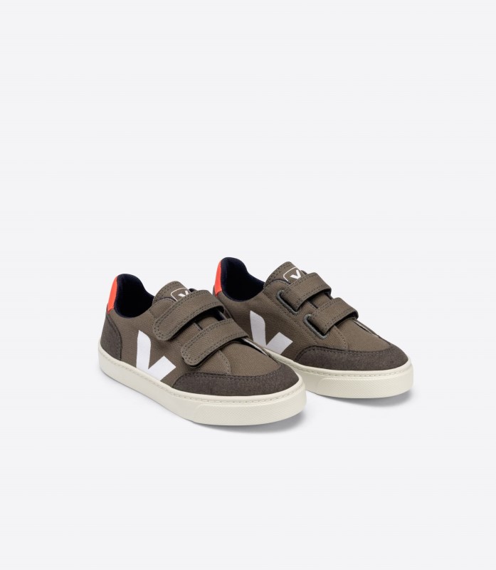 Canvas Kaki Pierre Orange Fluo Veja Perfect Australia