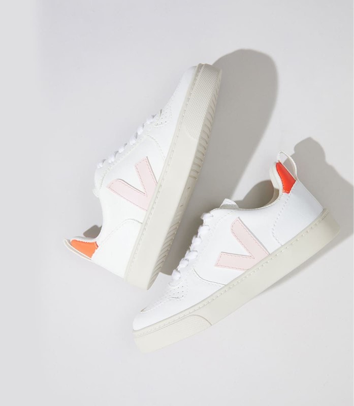 Laces Cwl White Petale Orange Fluo Veja Premium Australia