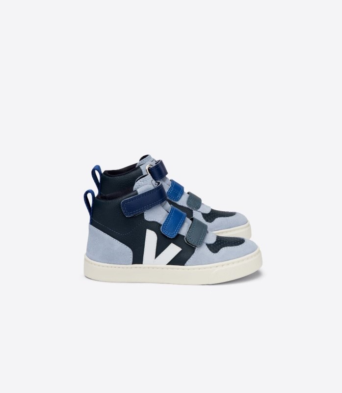 Mid Chromefree Leather Multico Nautico Menthol Veja Australia
