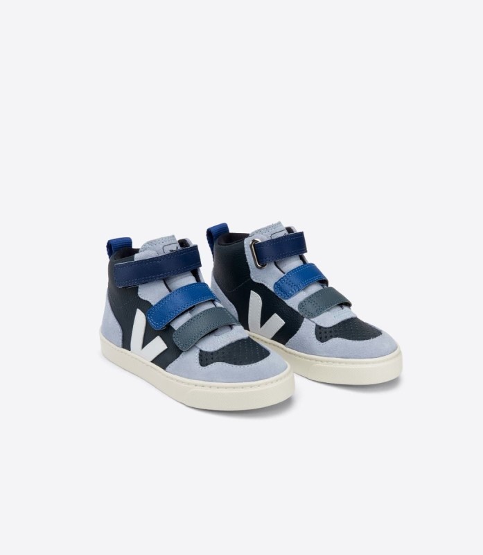 Mid Chromefree Leather Multico Nautico Menthol Veja Australia