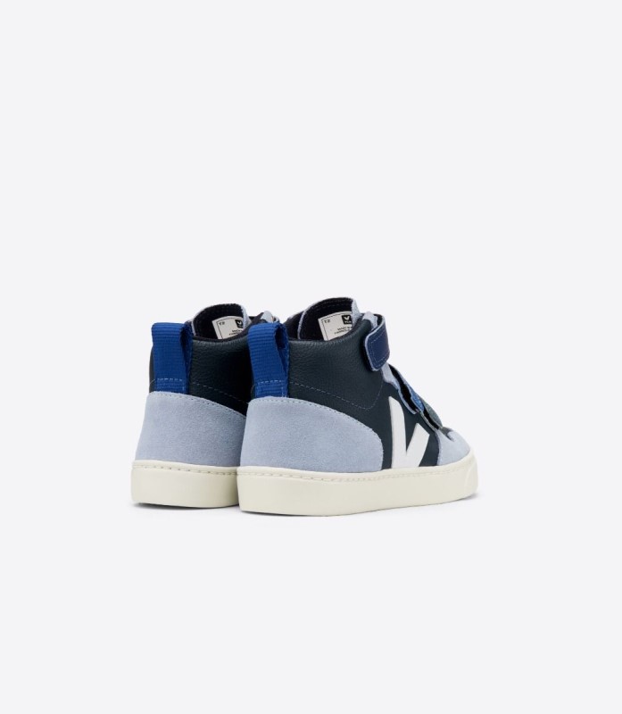Mid Chromefree Leather Multico Nautico Menthol Veja Australia