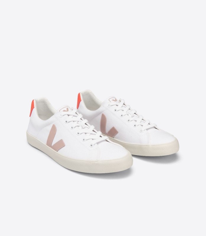 Original Veja Se Canvas White Babe Orange-Fluo Australia