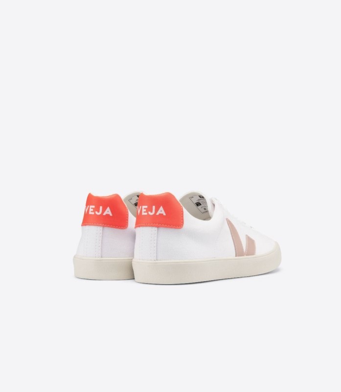 Original Veja Se Canvas White Babe Orange-Fluo Australia