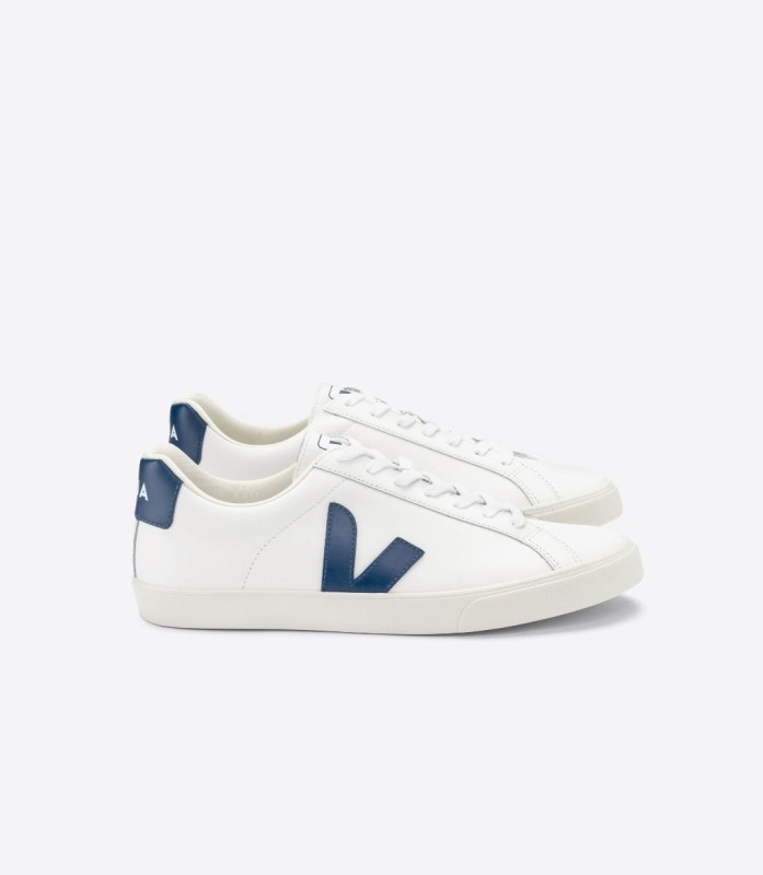Veja Collection Leather White Cobalt Australia