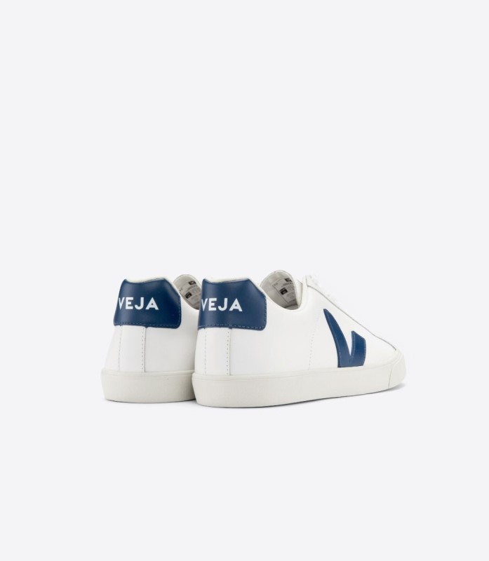 Veja Collection Leather White Cobalt Australia