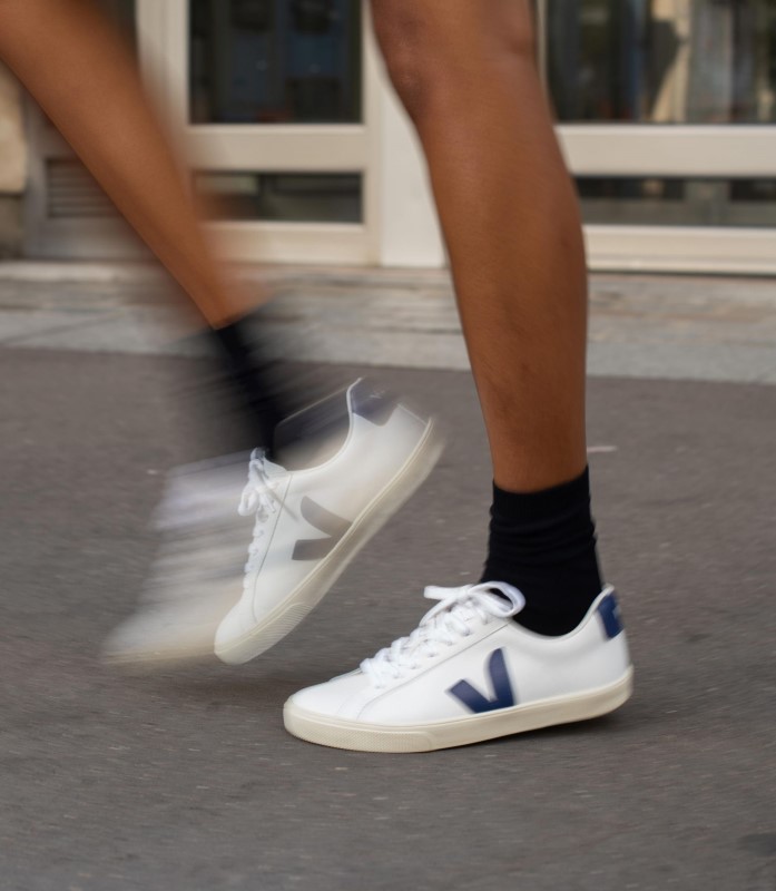 Veja Collection Leather White Cobalt Australia