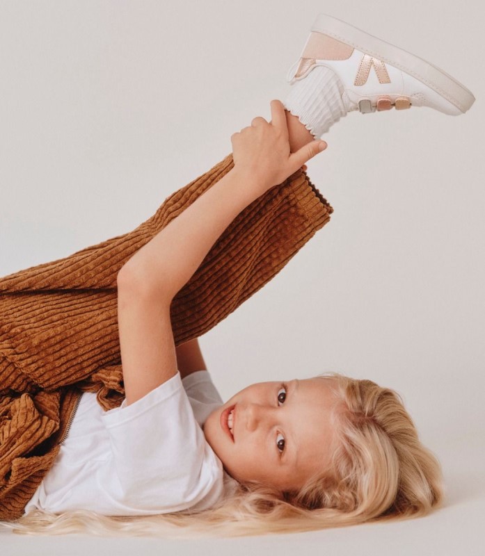 Veja Original Chromefree Leather Multico White Shiny Australia