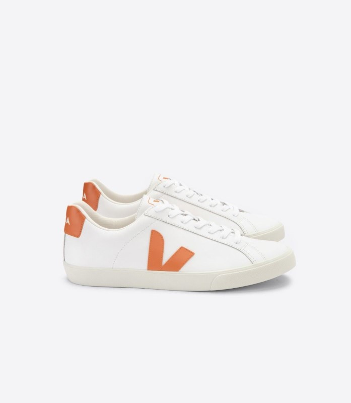 Veja Premium Leather White Pumpkin Australia