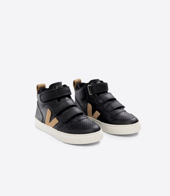Mid Chromefree Leather Black Dune Series Veja Australia