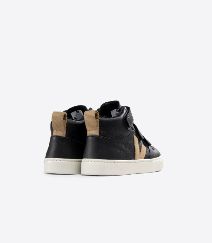 Mid Chromefree Leather Black Dune Series Veja Australia