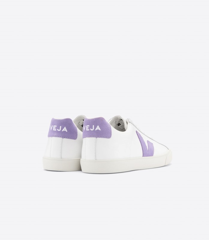 Premium Leather Extra White Lavande Veja Australia