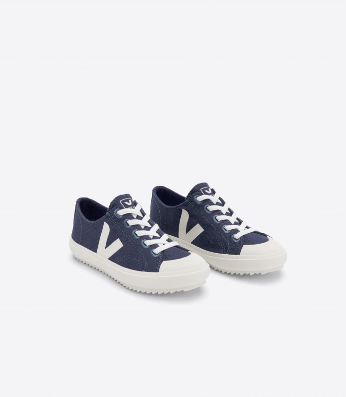 Collection Elastic Laces Canvas Marine Pierre Veja Australia