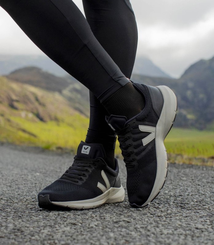 Collection Veja V-Knit Black Oxford Grey Australia