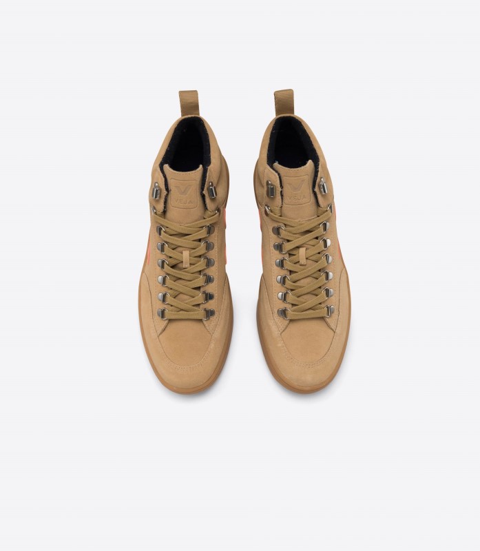 Premium Bastille Suede Desert Orange Veja Australia