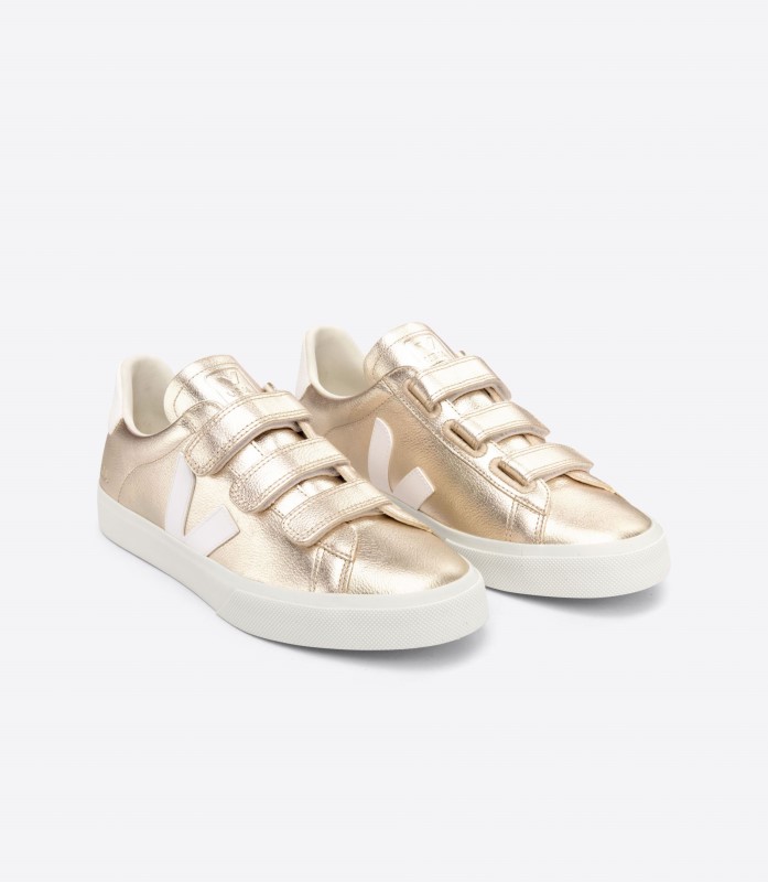 Chromefree Leather Platine White Collection Veja Australia