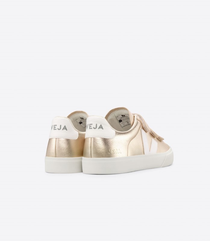 Chromefree Leather Platine White Collection Veja Australia
