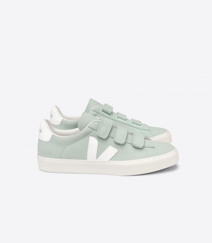 Collection Nubuck Matcha White Veja Australia