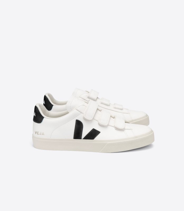 Veja Chromefree Leather White Black Series Australia